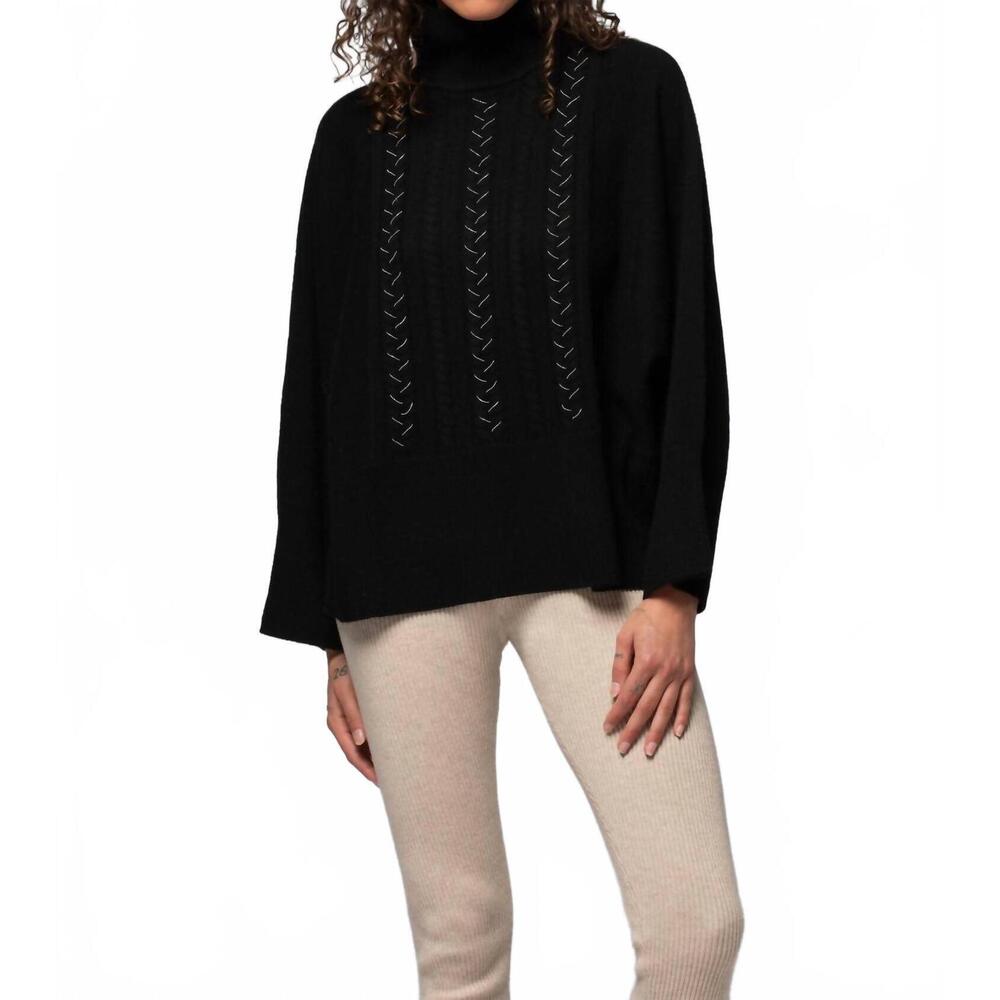 NEW MAX&MOI parfaite turtleneck sweater in black